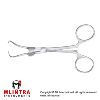 Robin Towel Clamp With Holders for Cable up to 5 mm Stainless Steel, 13.5 cm - 5 1/4" 